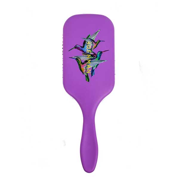 D90L Tangle Tamer Ultra Paddle Brush * Violet Hummingbird