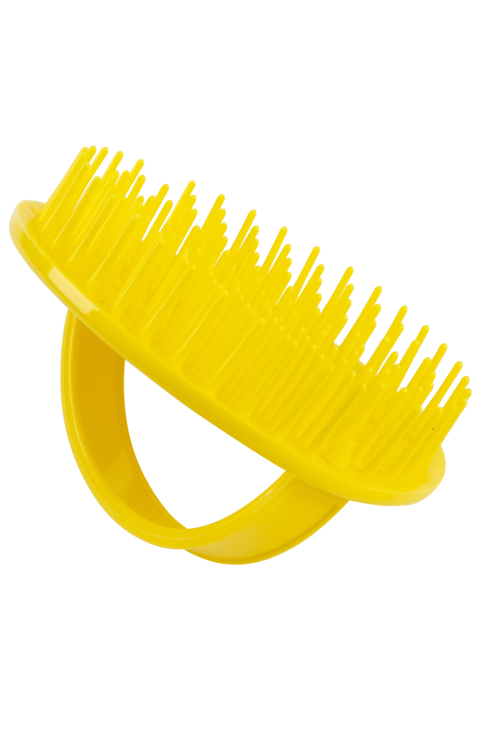 D6 Be Bop Handy Detangler Brush Geel